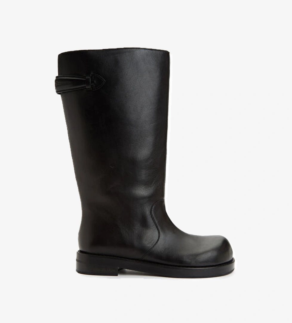 Acne Studios Siyah Kadın Deri Çizme model görseli