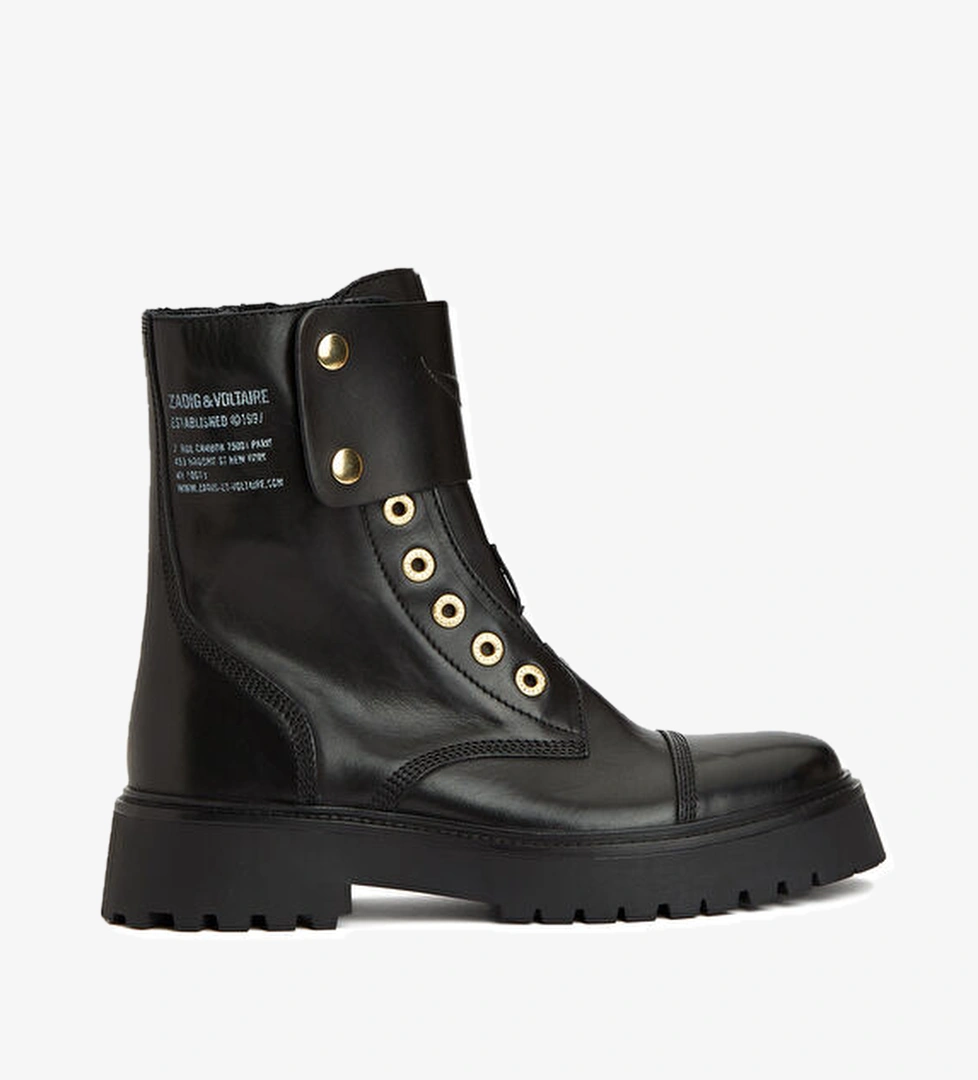 Zadig&voltaire Siyah Kadın Deri Bot model görseli
