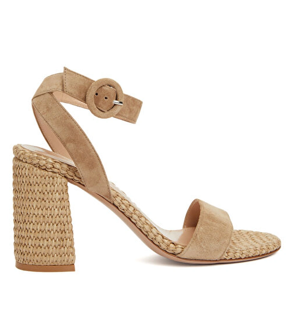 Gianvito Rossi Luana Camel Kadın Deri Sandalet model görseli