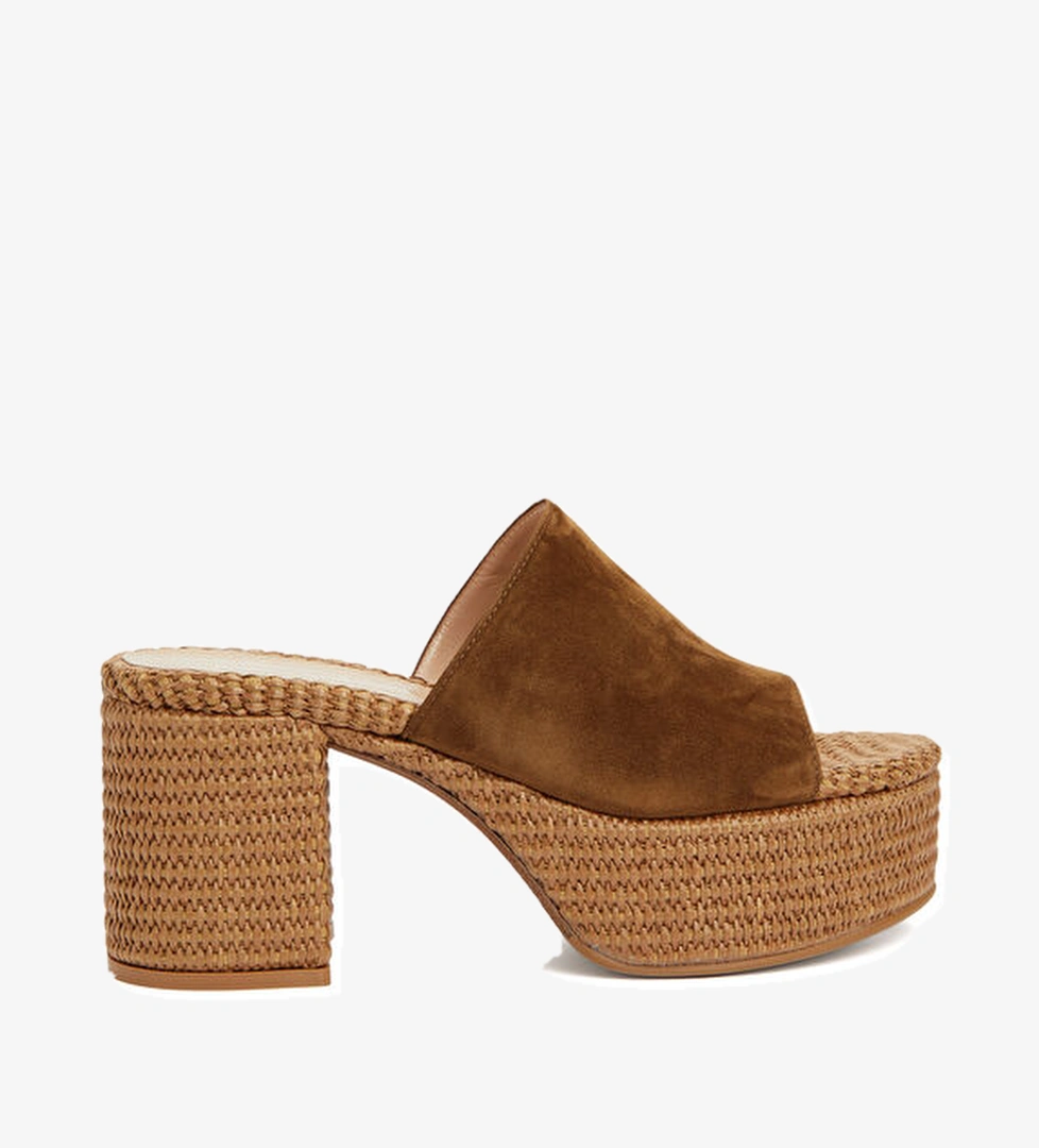 Taba Kadın Deri Terlik - Görsel 1