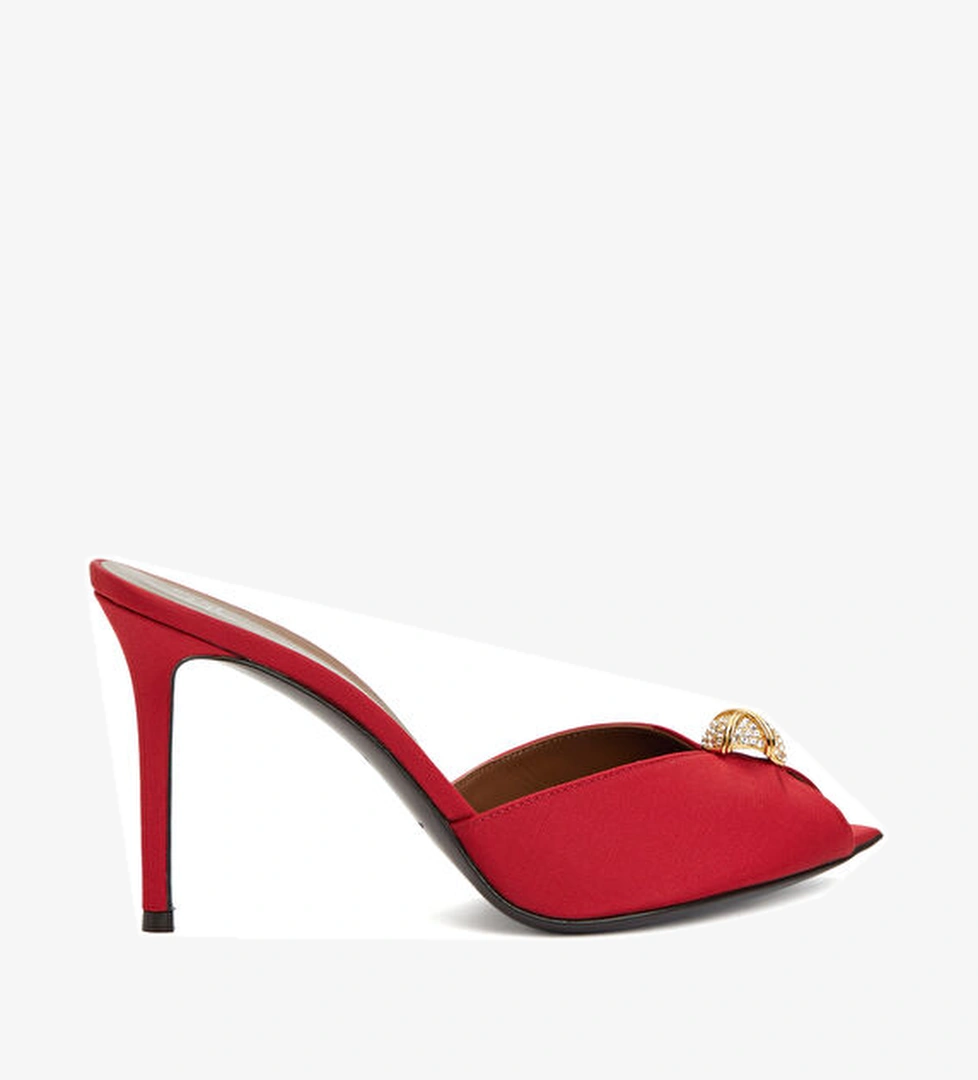 Giuseppe Zanotti Lintry Kırmızı Topuklu Terlik model görseli