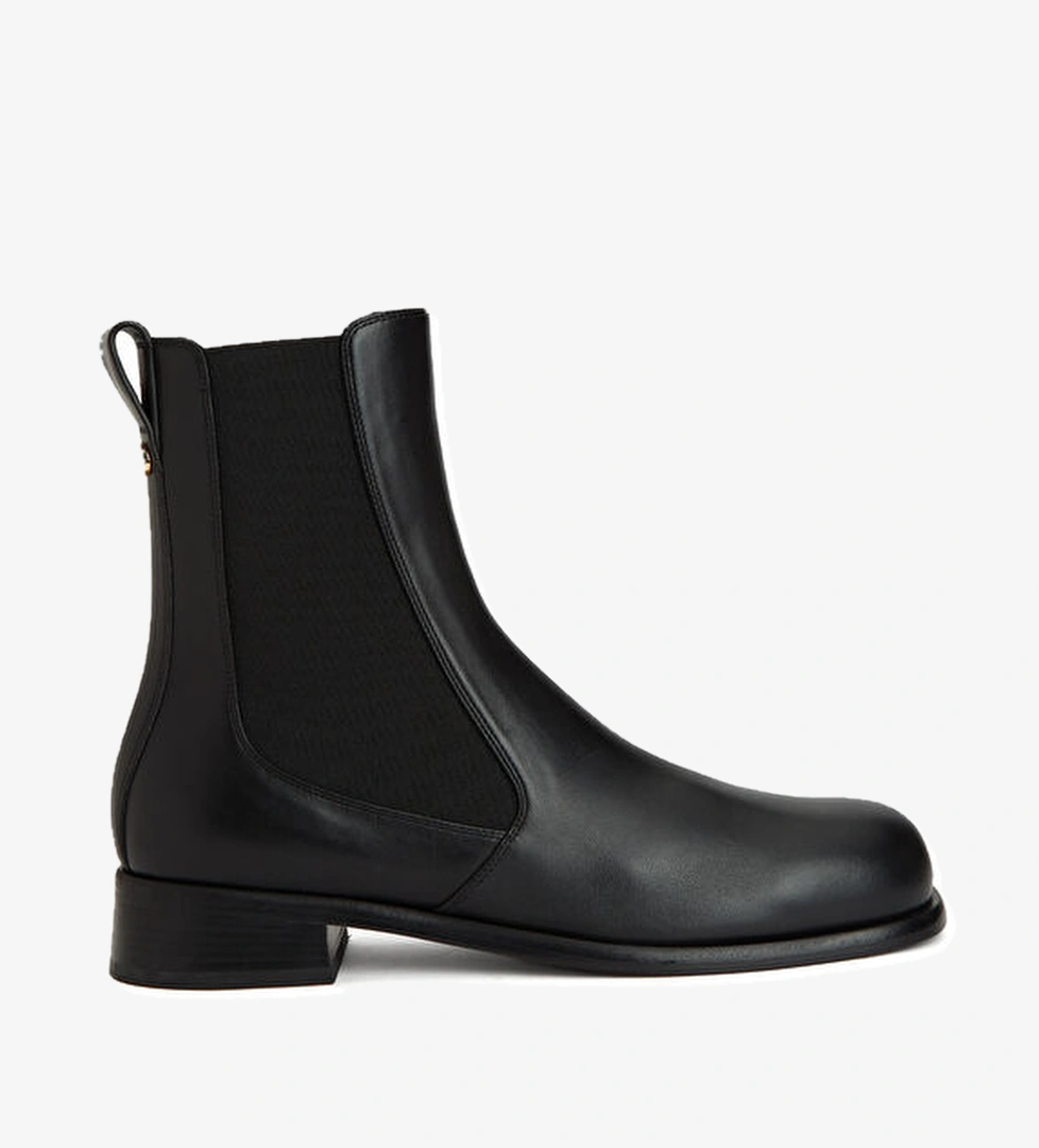 Sergio Rossi Siyah Kadın Deri Bot model görseli