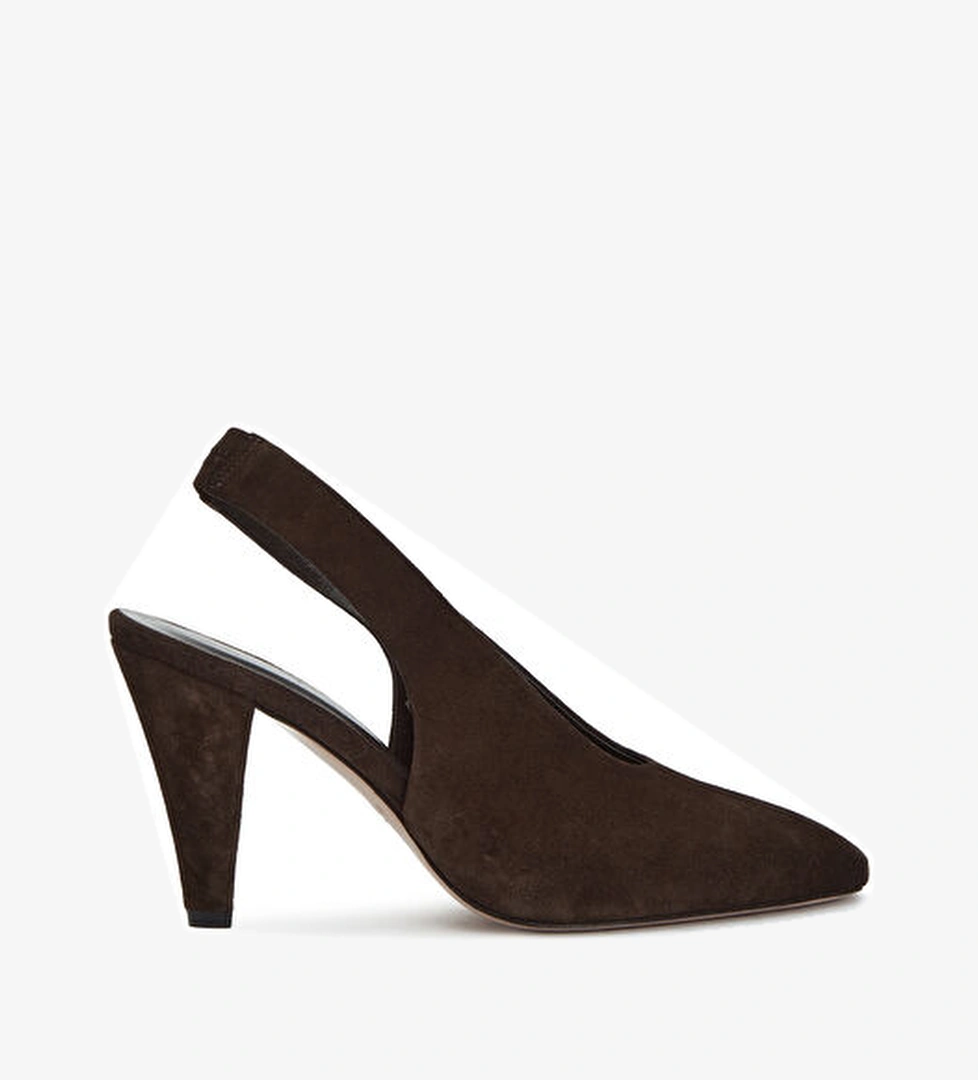 Beymen Collection Beymen Collection Retro Kahverengi Süet Topuklu Ayakkabı Basketbol Ayakkabıları | Beymen Kahverengi - 1. görsel