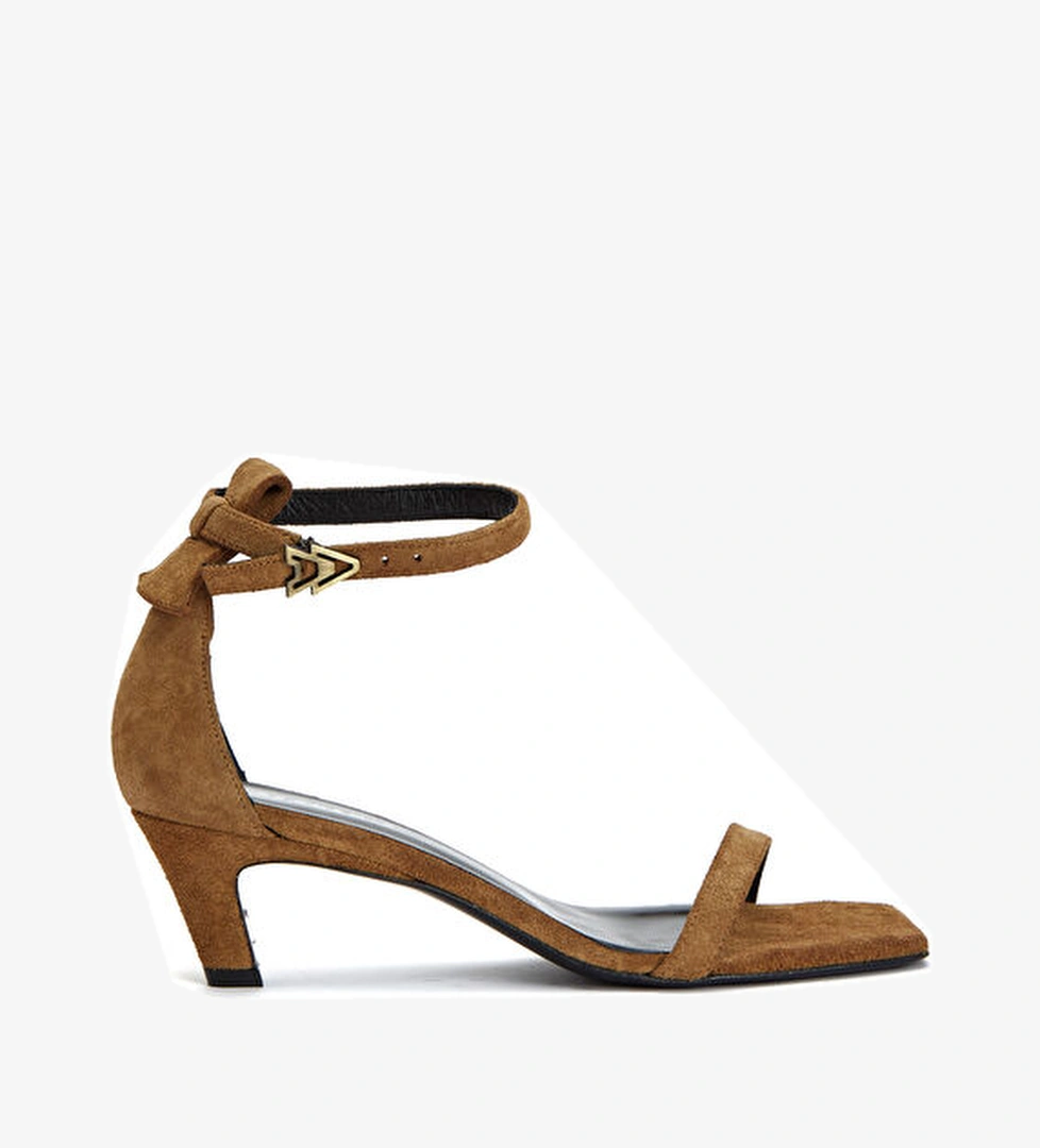 Academia Academia New Essential Tütün Topuklu Deri Sandalet Beymen'de! Tütün - 1. görsel