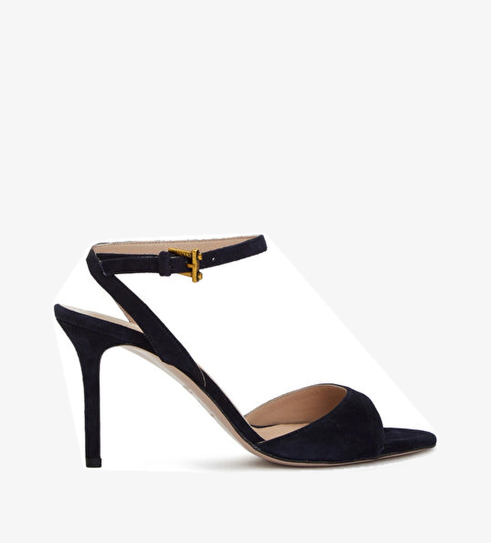 Beymen Collection Beymen Collection Essential Lacivert Kadın Süet Sandalet Sandalet & Terlik | Beymen Lacivert - 1. görsel