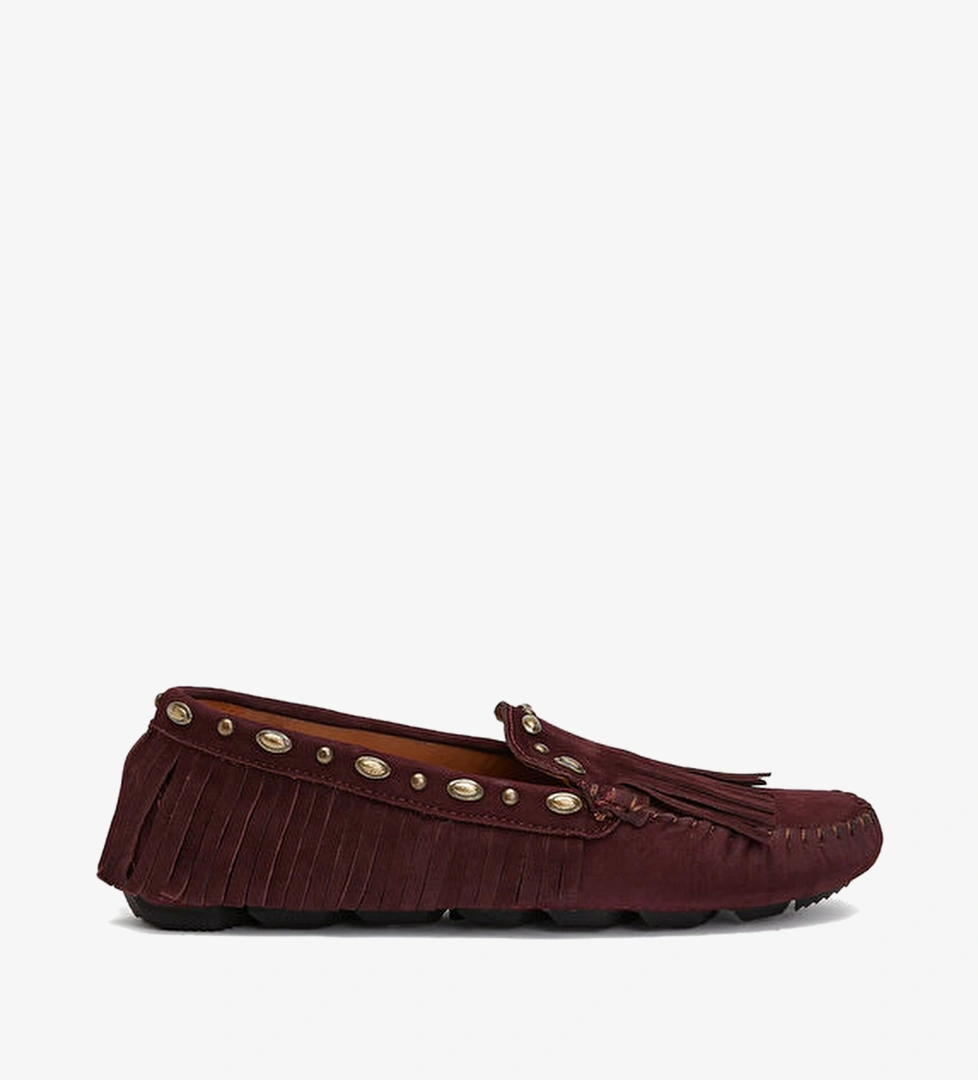 Beymen Collection Bordo Beymen Collection Püsküllü Deri