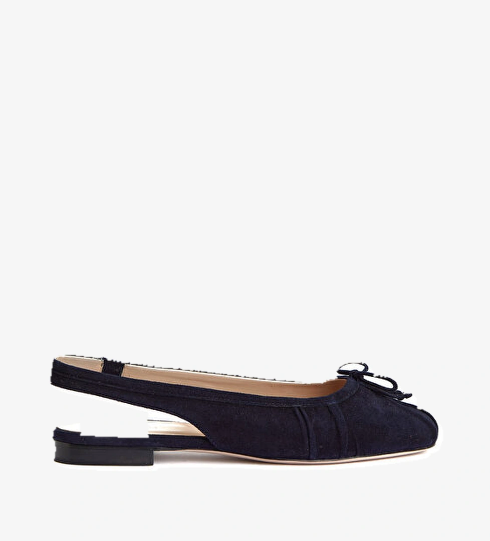 Beymen Collection Beymen Collection Lacivert Süet Babet Beymen'de! Lacivert - 1. görsel