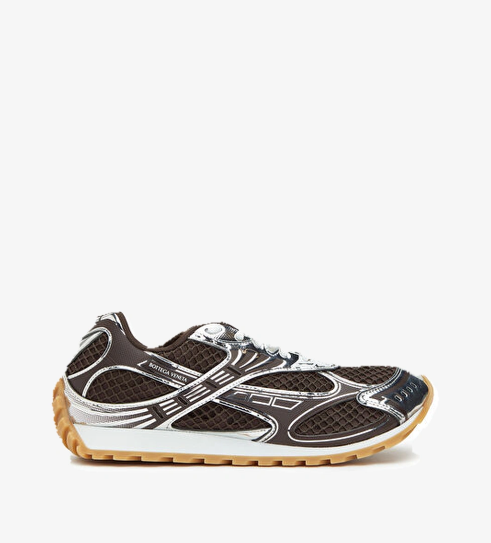 Bottega Veneta Orbit Kahverengi Silver Erkek Sneaker model görseli