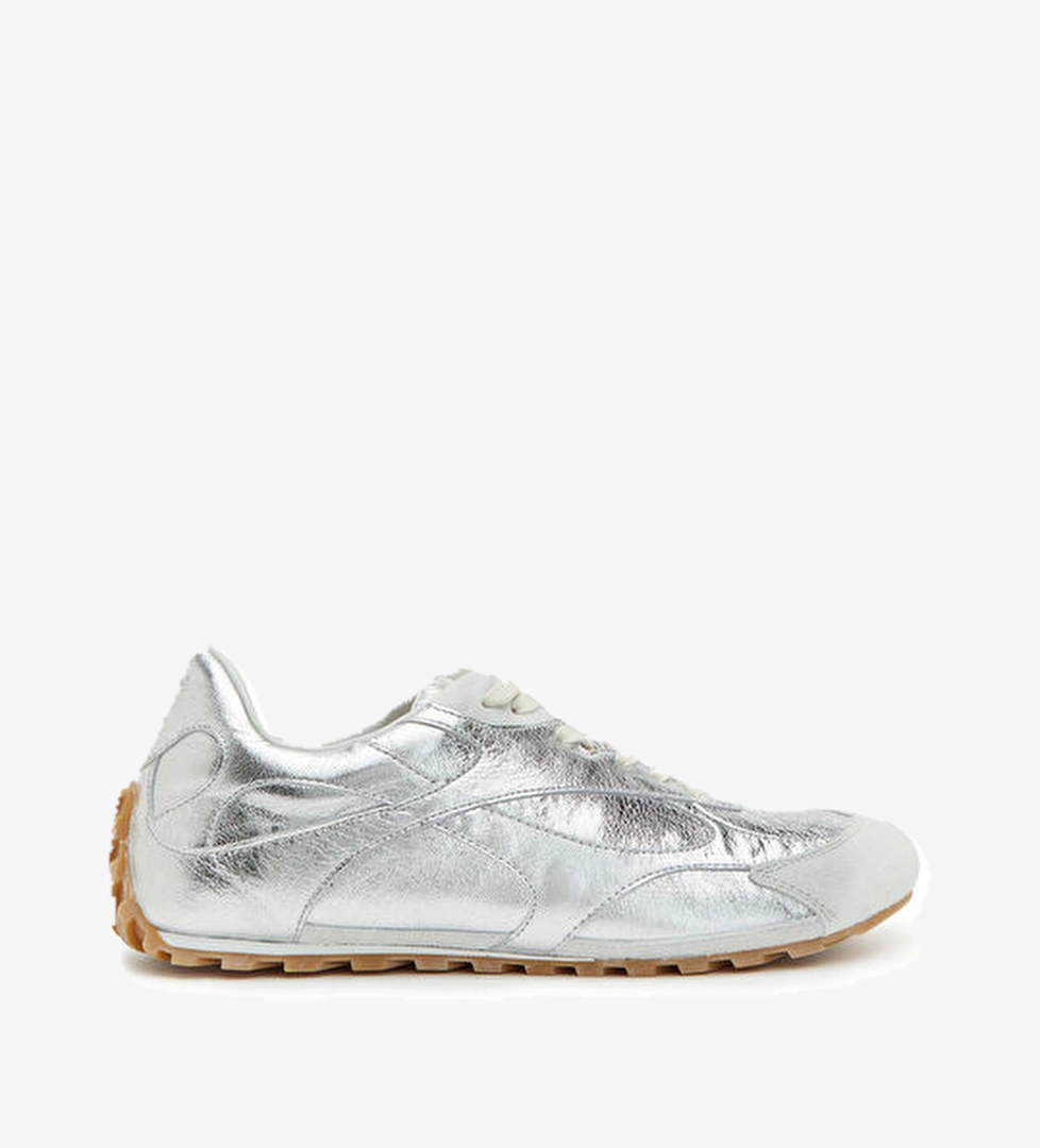 Bottega Veneta Silver Kadın Deri Sneaker model görseli