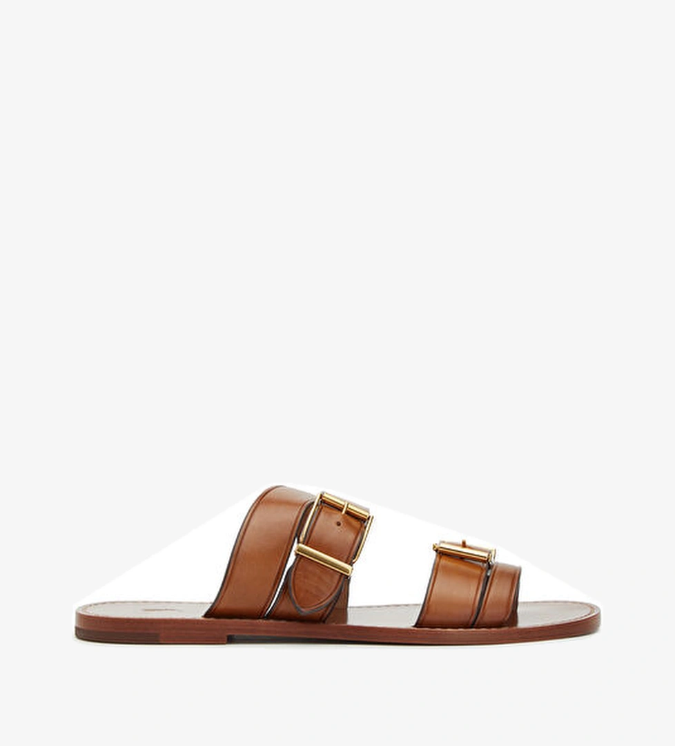 Polo Ralph Lauren Taba Kadın Deri Terlik model görseli