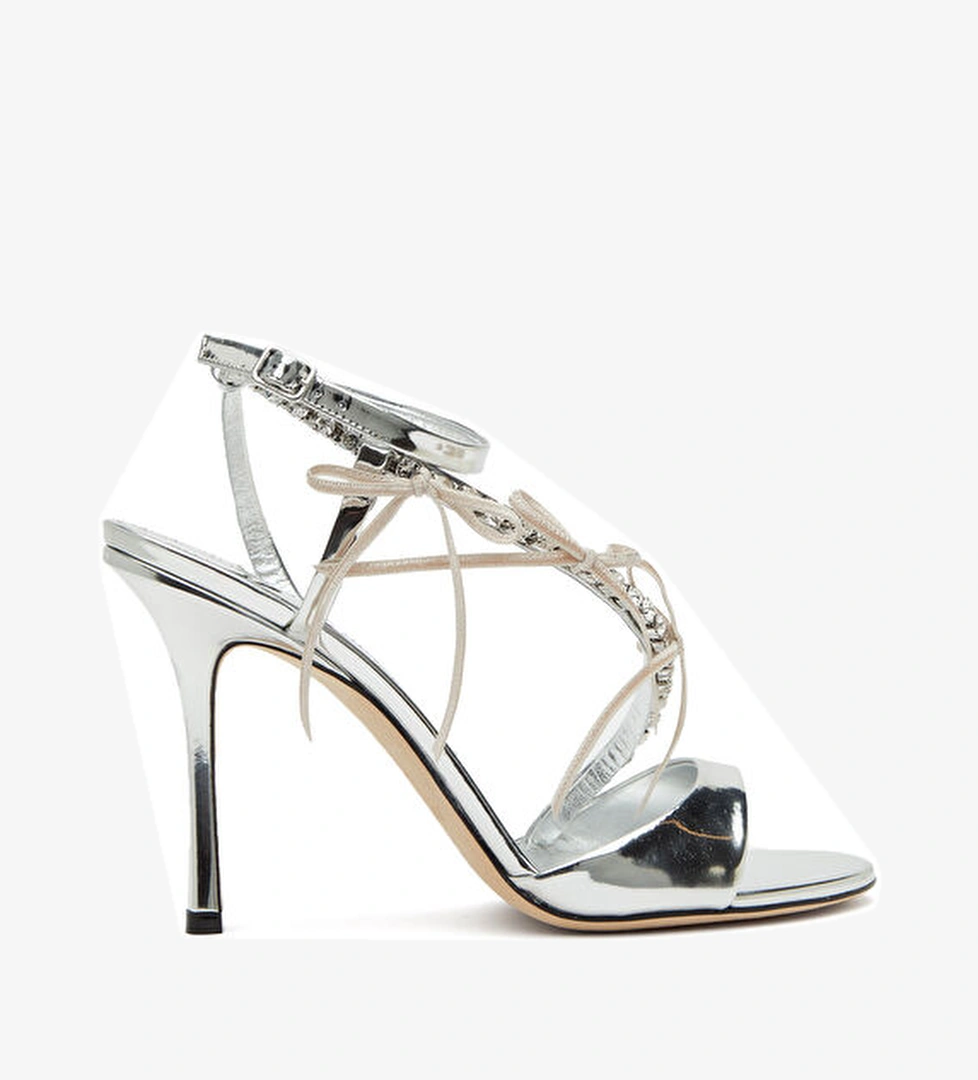 Lula Silver Kadın Deri Sandalet - Görsel 1