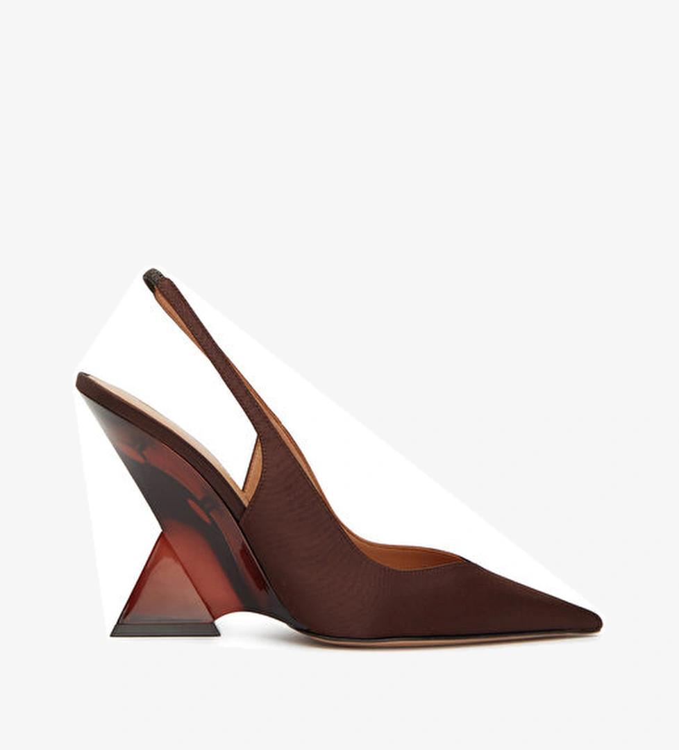 The Attico Cheope Kiremit Topuklu Ayakkabı model görseli