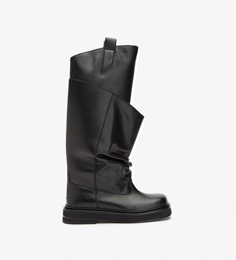 The Attico Passeggiata Siyah Kadın Deri Çizme model görseli