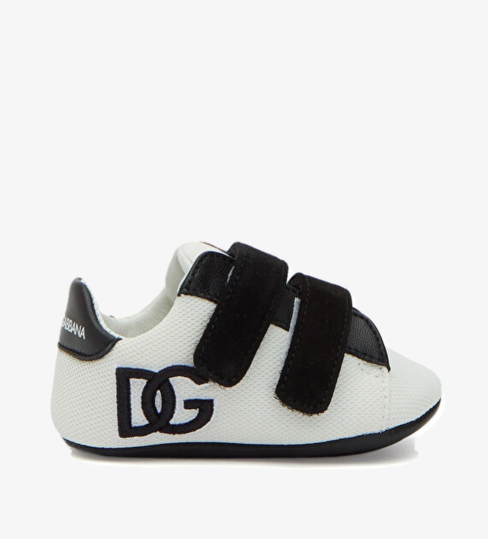 Beyaz Siyah Erkek Bebek Sneaker - Görsel 1