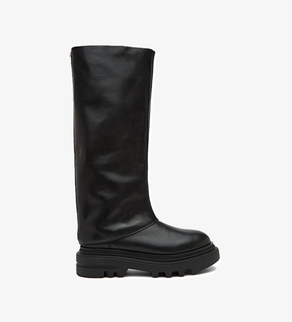Allsaints Maxie Siyah Kadın Deri Çizme model görseli