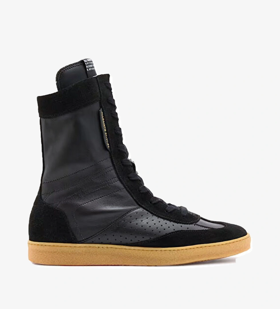 Allsaints Louise Siyah Kadın Deri Sneaker model görseli