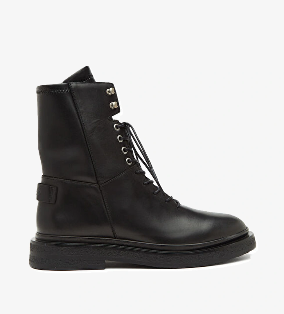 Allsaints Escher Siyah Kadın Deri Bot model görseli