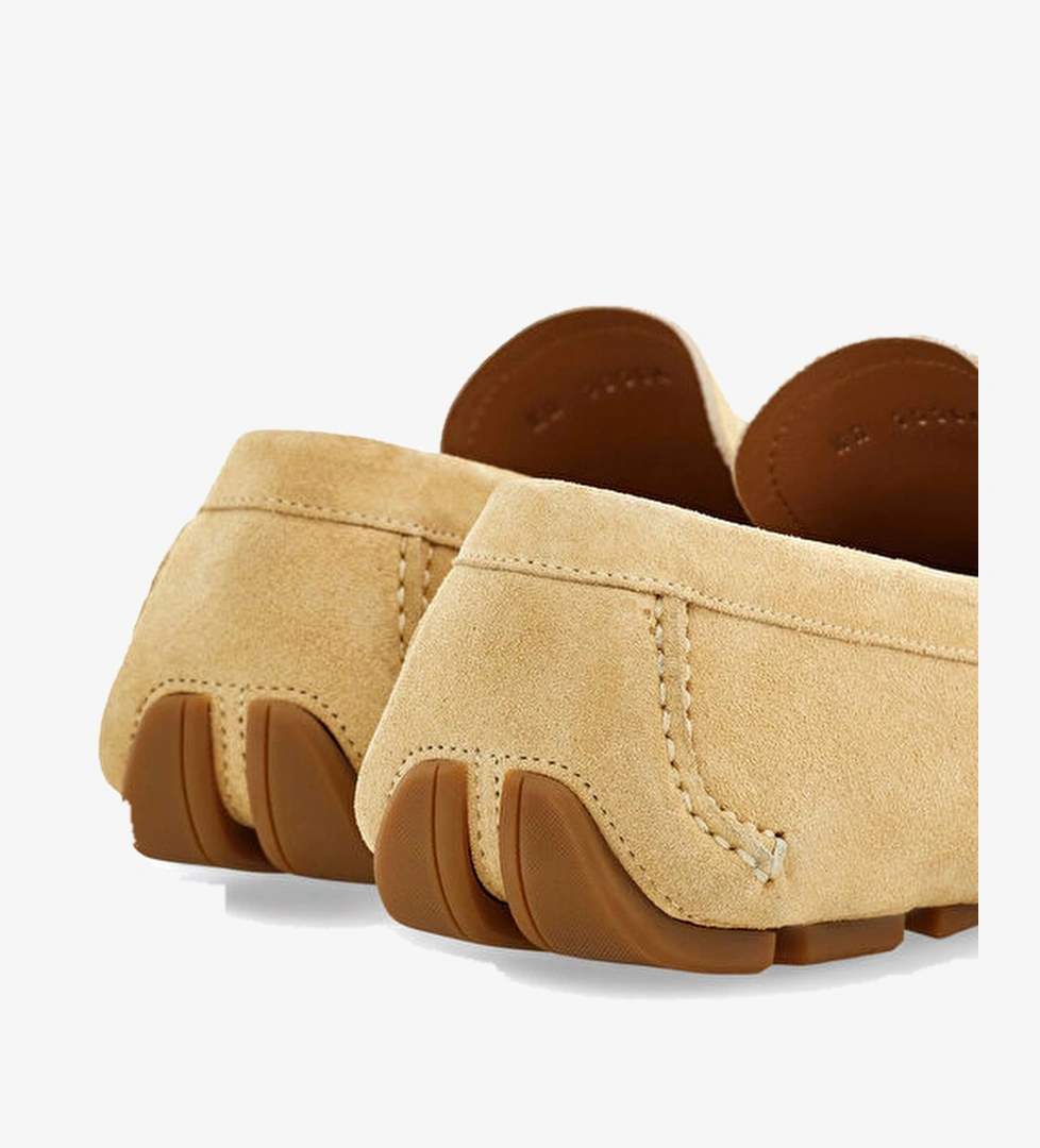 Ferragamo Bej Erkek Deri Driver model görseli