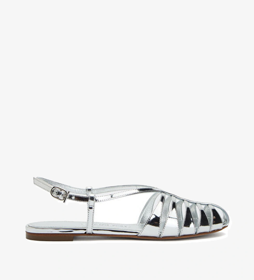 Ferragamo Silver Kadın Deri Sandalet model görseli