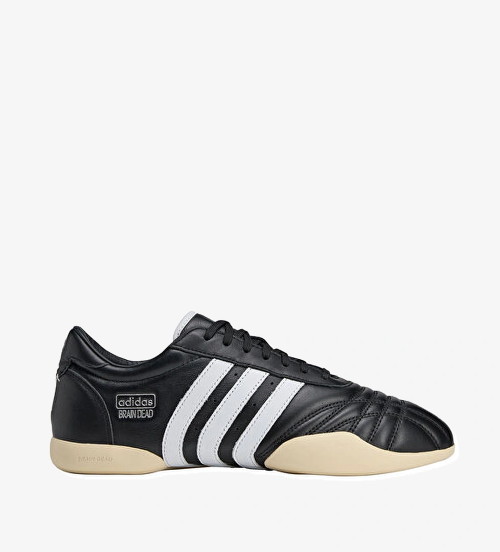 Adidas Techwondo Brain Dead Siyah Beyaz Deri Sneaker model görseli