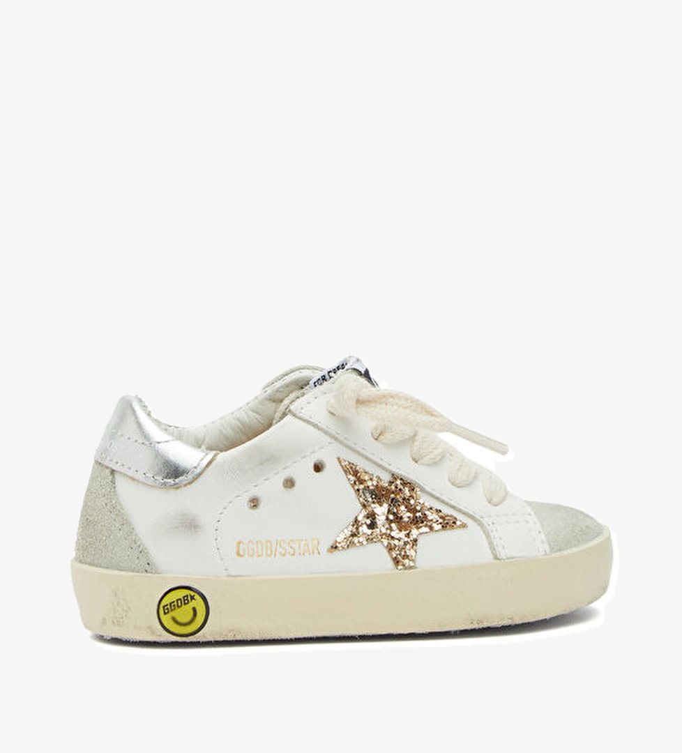 Golden Goose SuperStar Çocuk Deri Sneaker model görseli