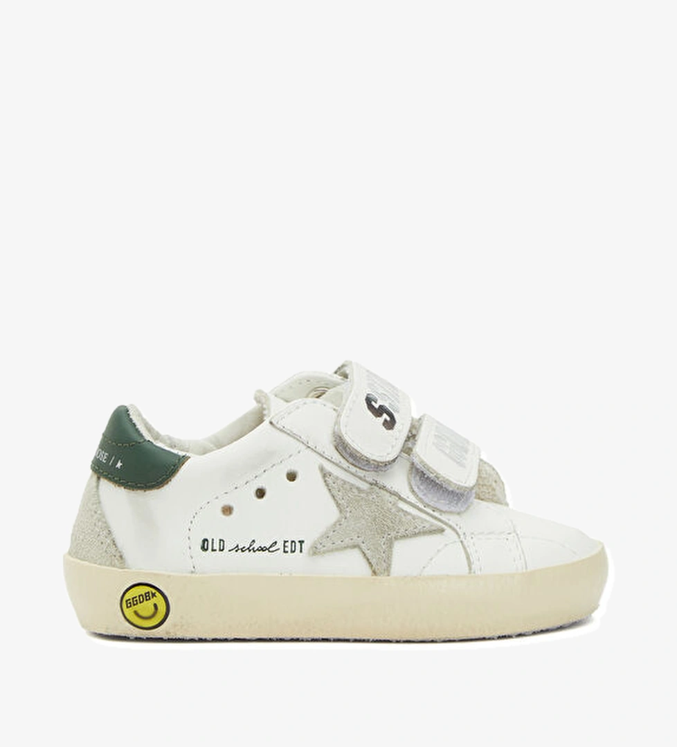 Golden Goose Old School Edt Beyaz Çocuk Deri Sneaker model görseli