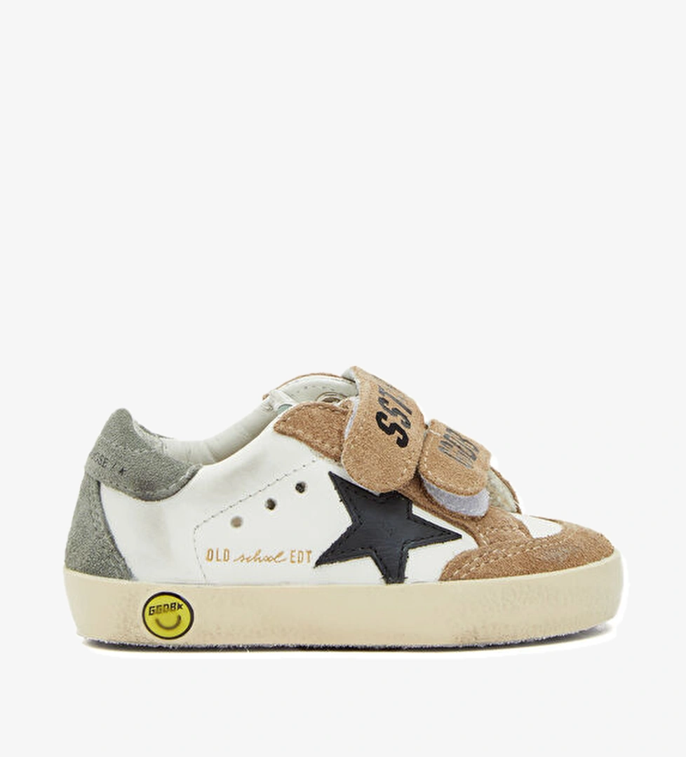 Golden Goose Old School Edt Beyaz Çocuk Deri Sneaker model görseli
