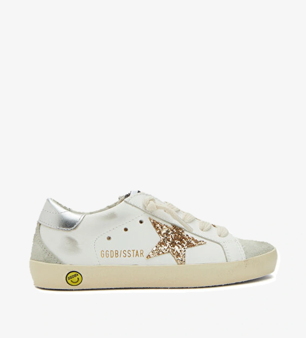 Golden Goose SuperStar Çok Renkli Çocuk Deri Sneaker model görseli