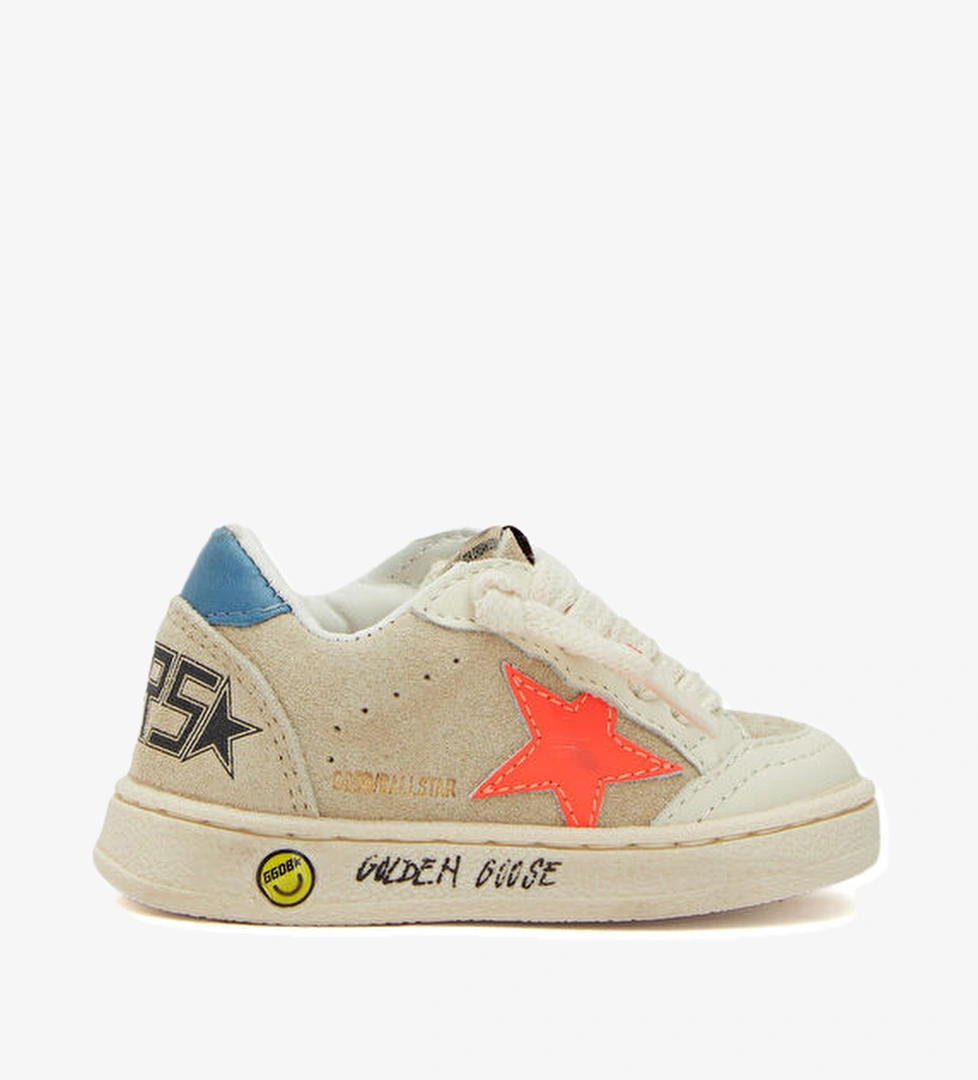 Golden Goose BallStar Çok Renkli Çocuk Süet Sneaker model görseli