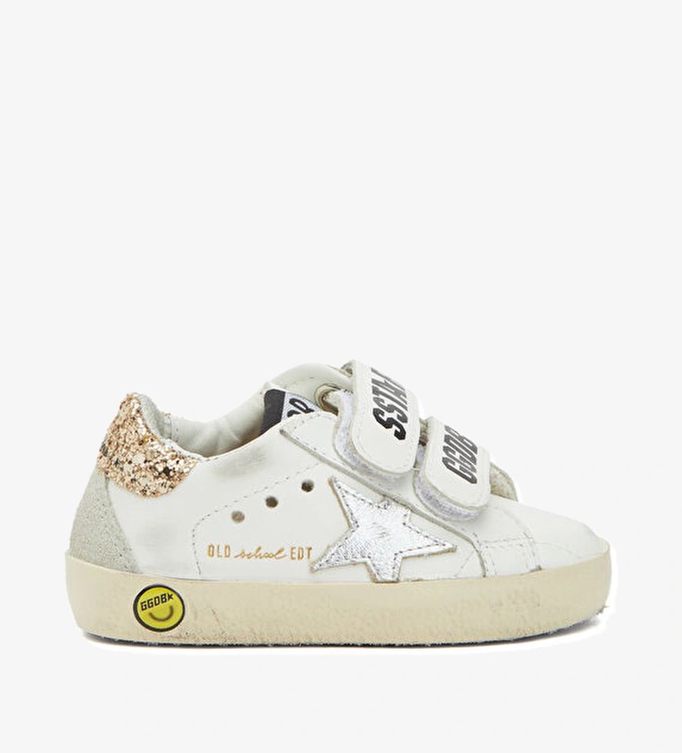 Golden Goose Old School Edt Beyaz Çocuk Deri Sneaker model görseli