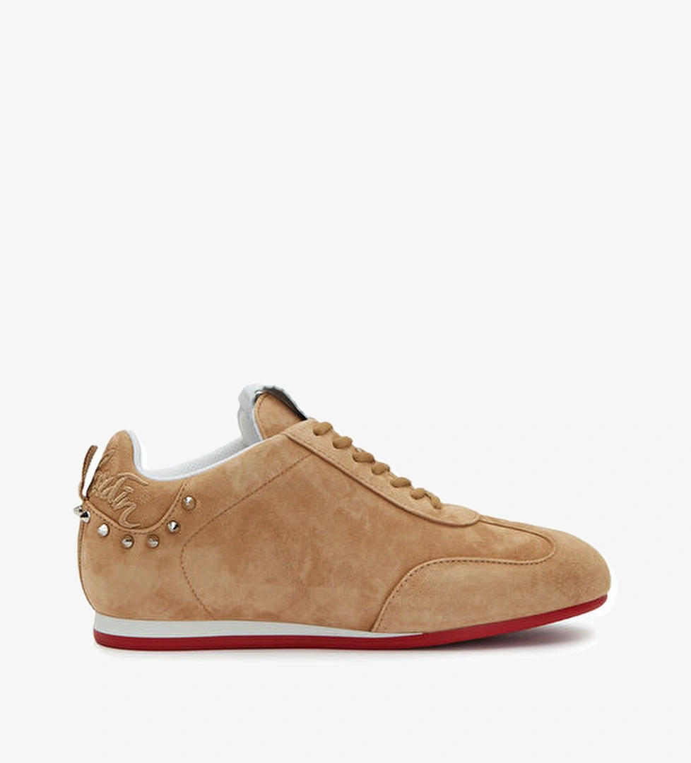 Christian Louboutin Eleonora Krem Kadın Süet Sneaker model görseli