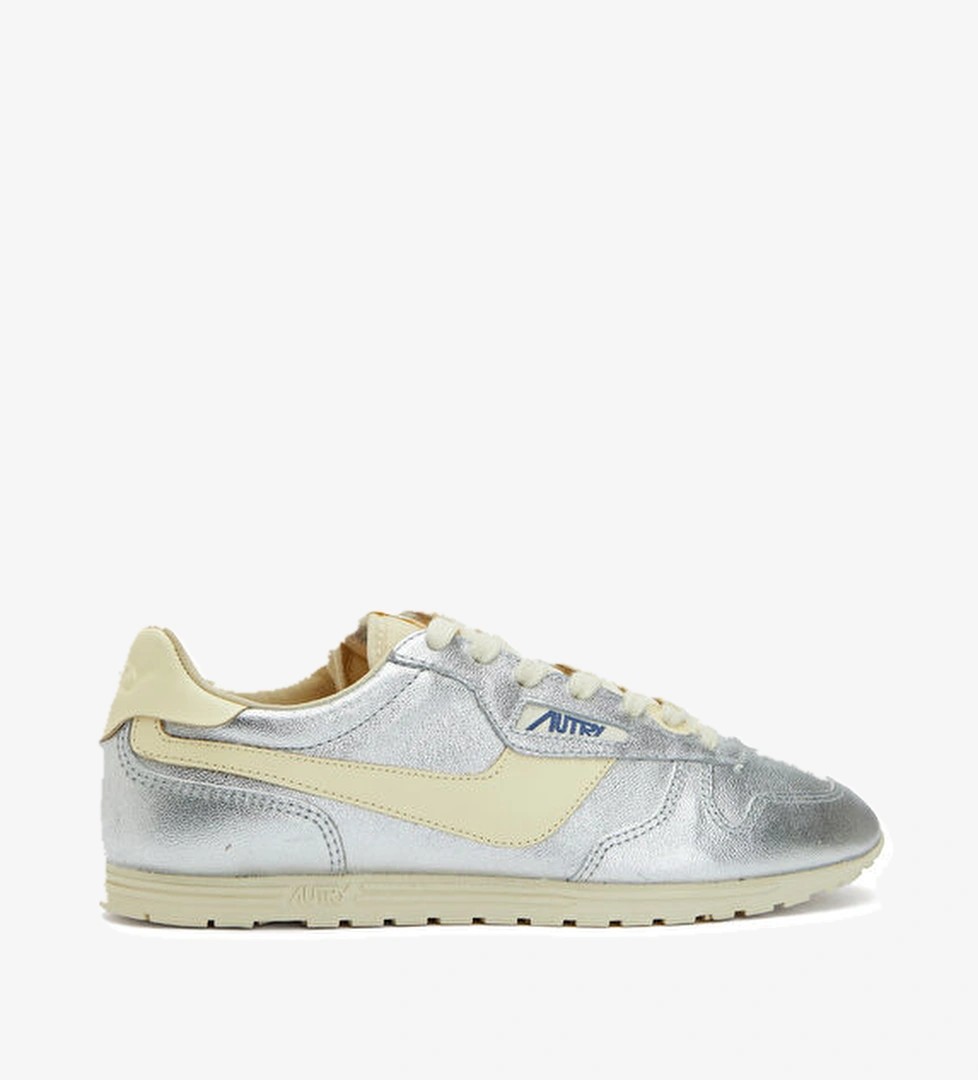 Autry Windspin Silver Ekru Kadın Deri Sneaker model görseli