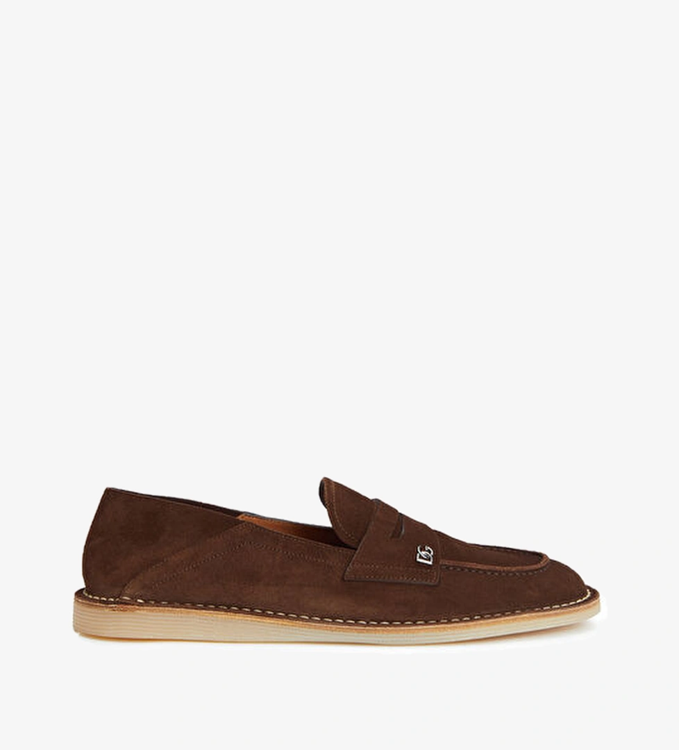 Dolce&gabbana Dolce&gabbana Florio Kahverengi Erkek Süet Loafer Beymen'de! Kahverengi - 1. görsel
