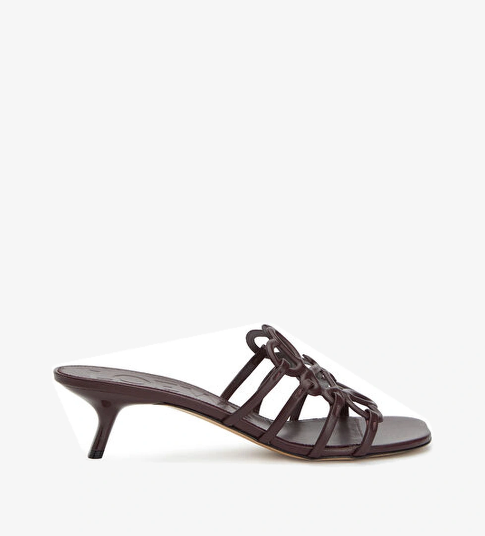 Loewe Loewe Petal Bordo Kadın Deri Terlik Sandalet & Terlik | Beymen Bordo - 1. görsel