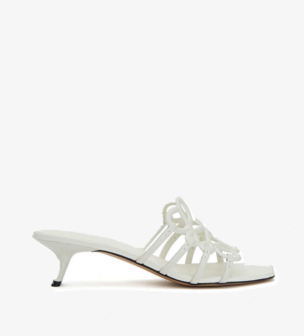 Loewe Loewe Petal Anagram Beyaz Kadın Deri Terlik Sandalet & Terlik | Beymen Beyaz - 1. görsel