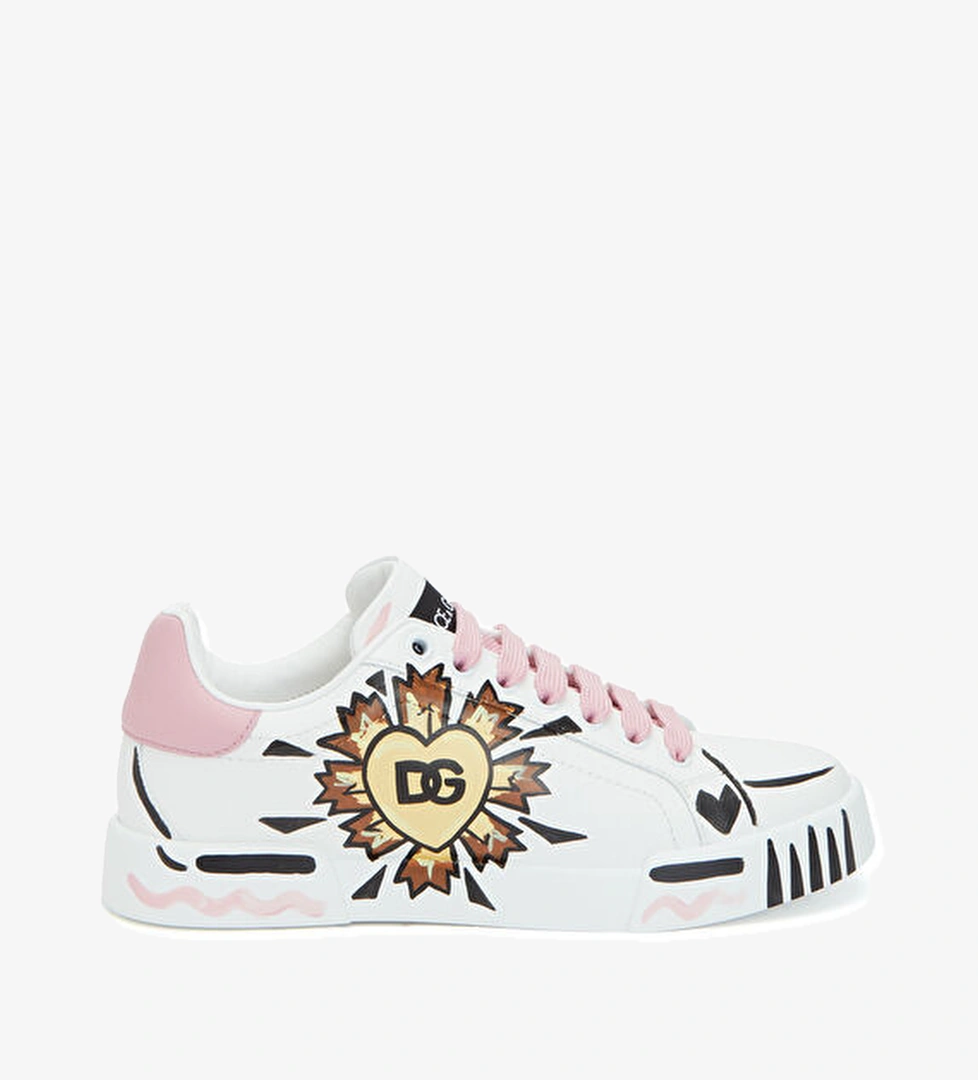 Dolce&gabbana Portofino Beyaz Kadın Deri Sneaker model görseli