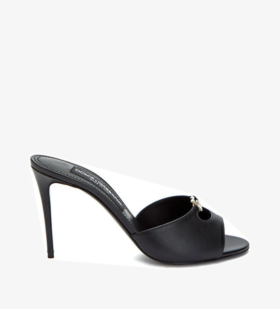 Dolce&gabbana Siyah Kadın Deri Terlik model görseli