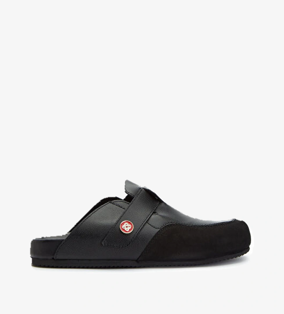 Casablanca Siyah Dokulu Erkek Deri Terlik model görseli