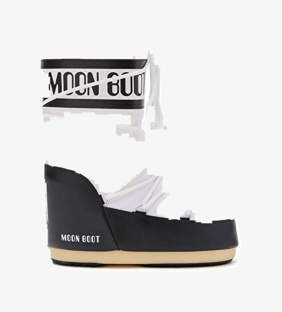 Moon Boot Moon Boot Icon Siyah Beyaz Kadın Kar Botu Beymen'de! Siyah Beyaz - 1. görsel