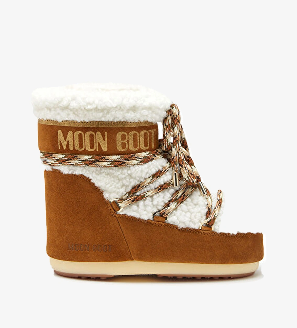 Moon Boot Moon Boot Icon Low Çok Renkli Shearling Kadın Süet Kar Botu Beymen'de! Çok Renkli - 1. görsel