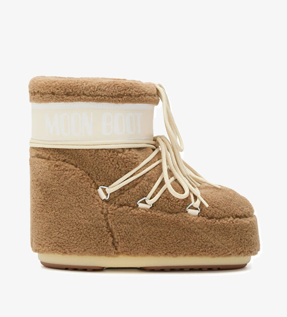 Moon Boot Moon Boot Icon Low Kamel Shearling Kız Çocuk Kar Botu Beymen'de! Kamel - 1. görsel