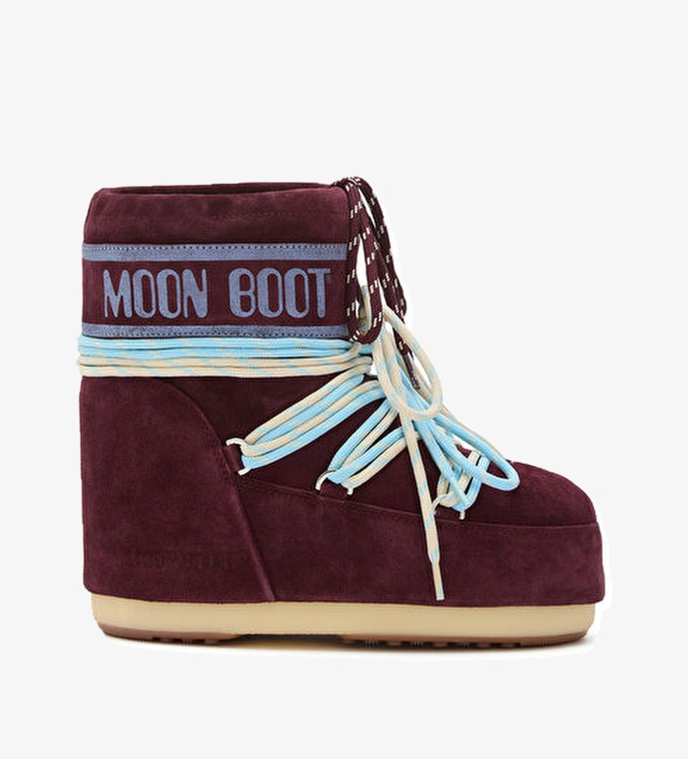 Moon Boot Moon Boot Icon Low Bordo Süet Kız Çocuk Kar Botu Beymen'de! Bordo - 1. görsel