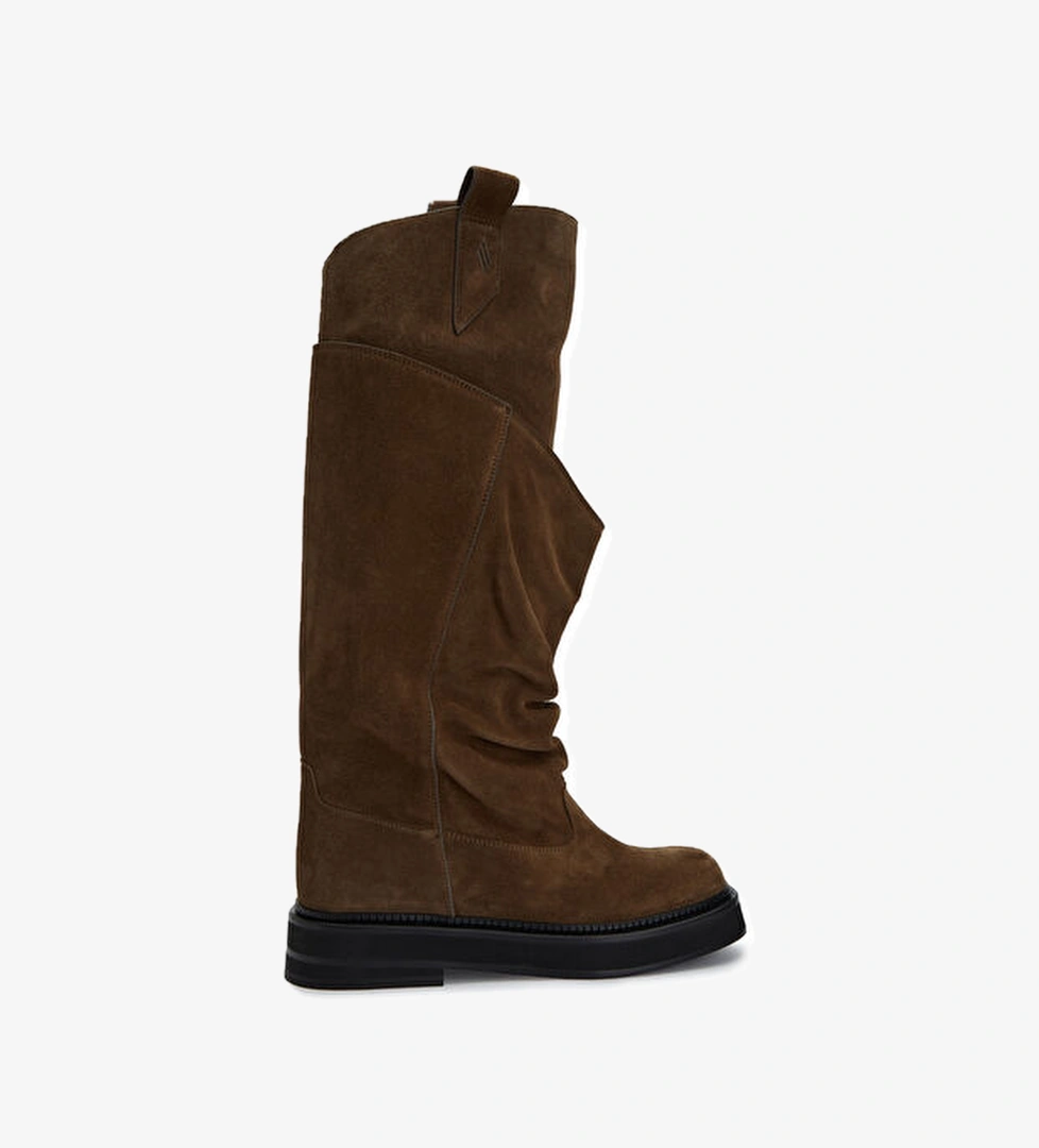 The Attico The Attico Passeggiata Taba Kadın Süet Çizme Bot | Beymen Taba - 1. görsel