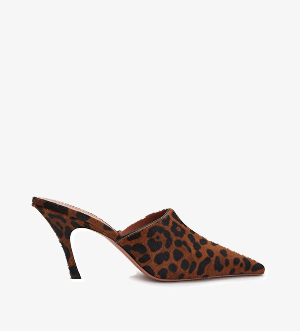 Amina Muaddi Amina Muaddi Leopar TERLİK Sandalet & Terlik | Beymen Leopar - 1. görsel