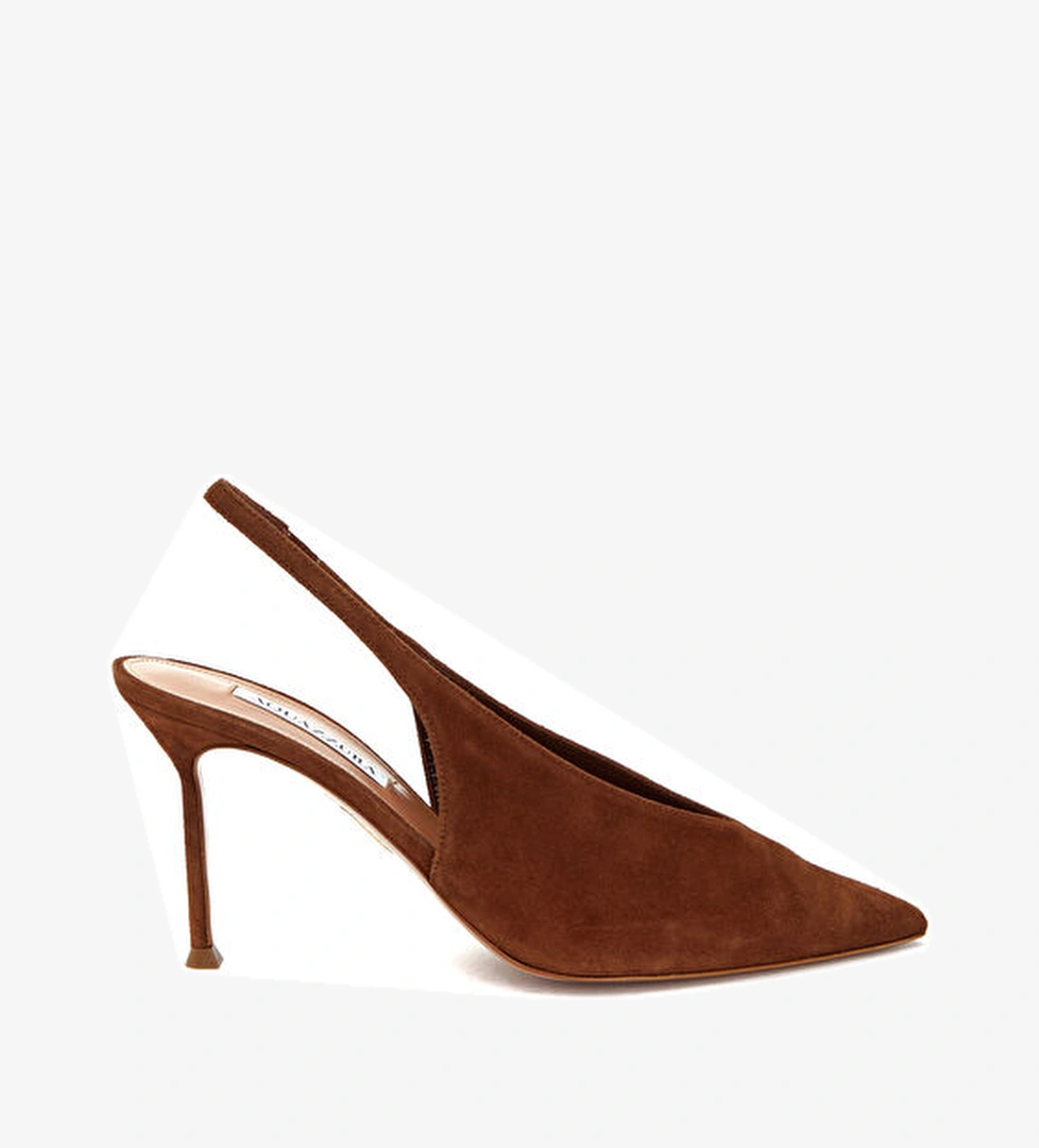 Aquazzura Kahverengi Süet Stiletto model görseli
