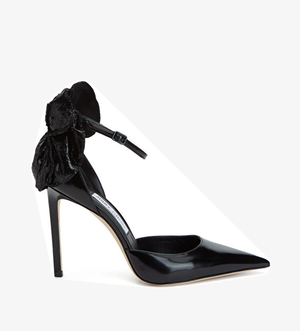 Jimmy Choo Jimmy Choo Marja Siyah Deri Topuklu Ayakkabı Basketbol Ayakkabıları | Beymen Siyah - 1. görsel