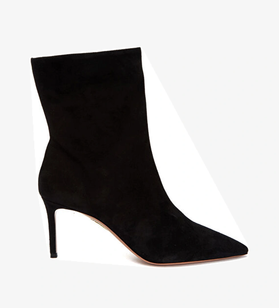 Siyah Kadın Süet Bot - Görsel 1