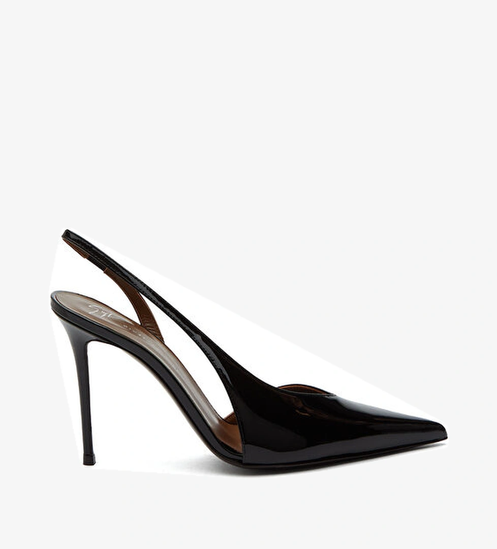 Giuseppe Zanotti Giuseppe Zanotti Intriigo Siyah Rugan Deri Topuklu Ayakkabı Basketbol Ayakkabıları | Beymen Siyah - 1. görsel