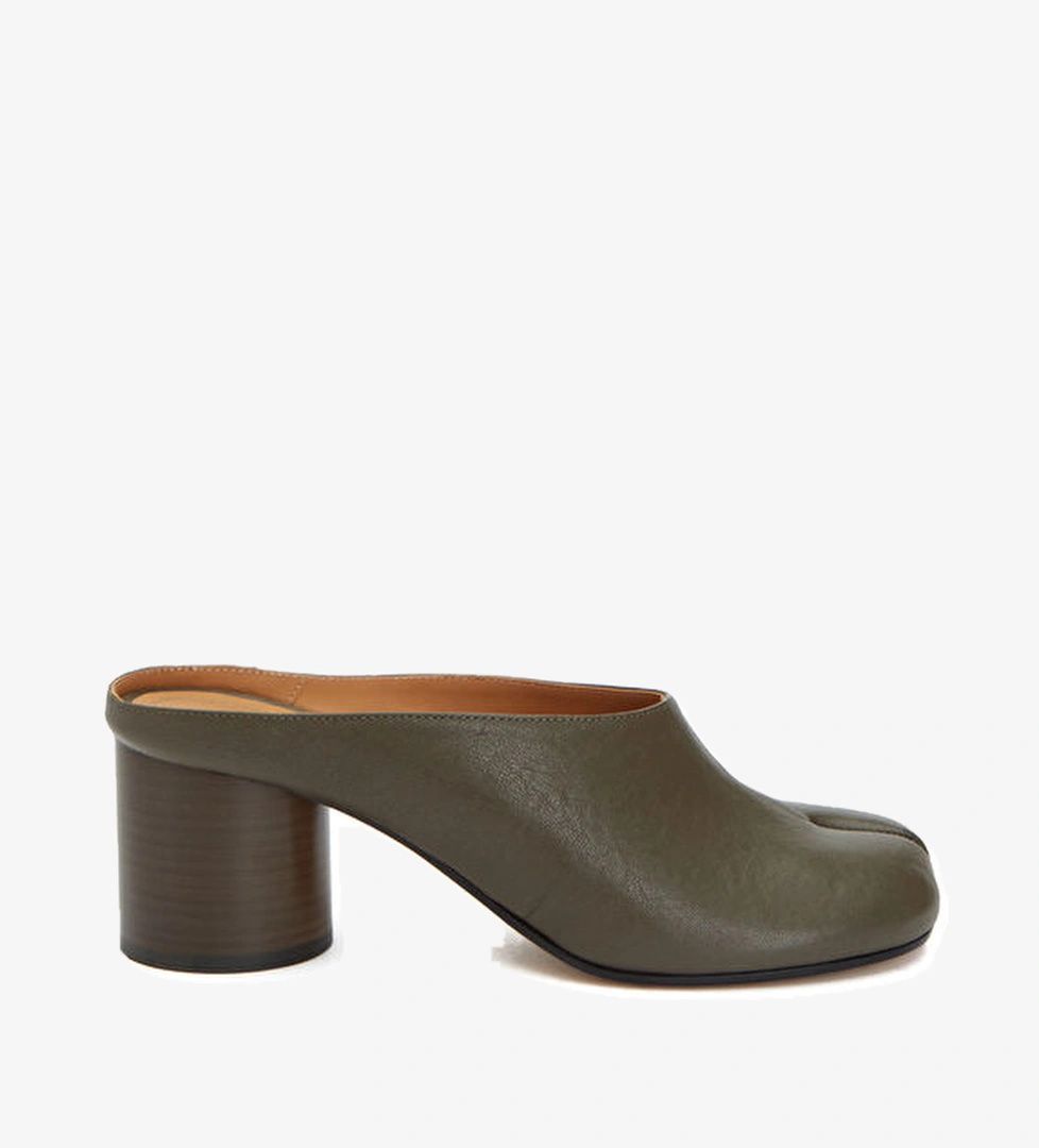 Maison Margiela Tabi Decolette Vizon Kadın Deri Terlik model görseli