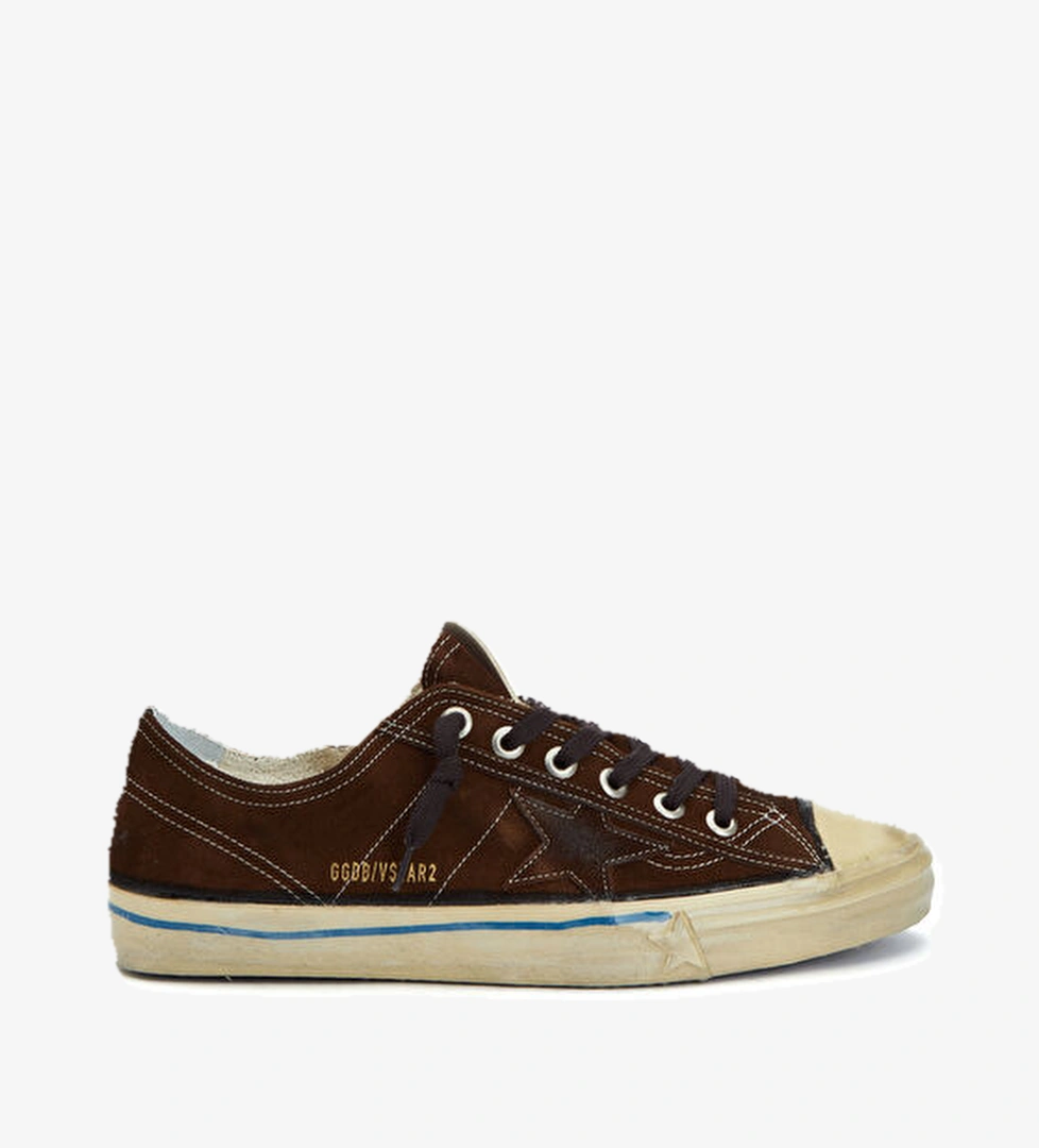Star 2 Kahverengi Erkek Deri Sneaker - Görsel 1